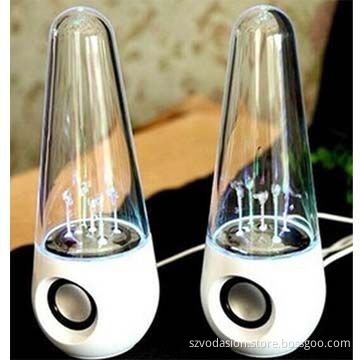 2014 popular new water dancing speaker with USB Power and Color LED Lights